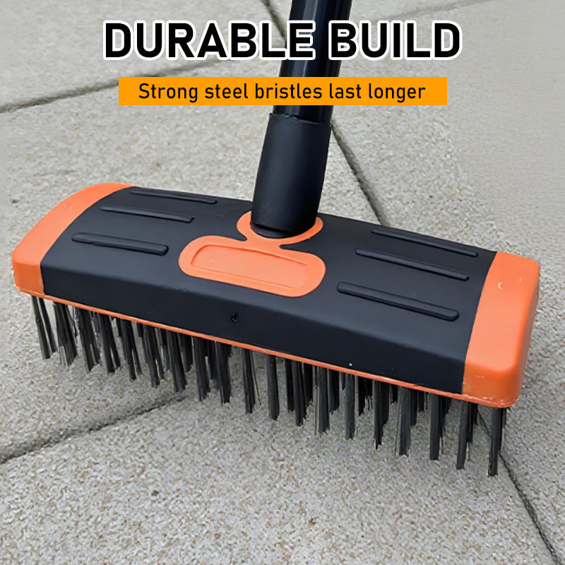 Pavercraft™ – 3-in-1 Weed &amp; Moss Wire Brush with Extendable Pole + 50% OFF